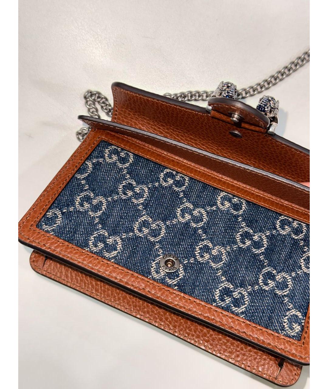 GUCCI Синяя сумка через плечо, фото 6