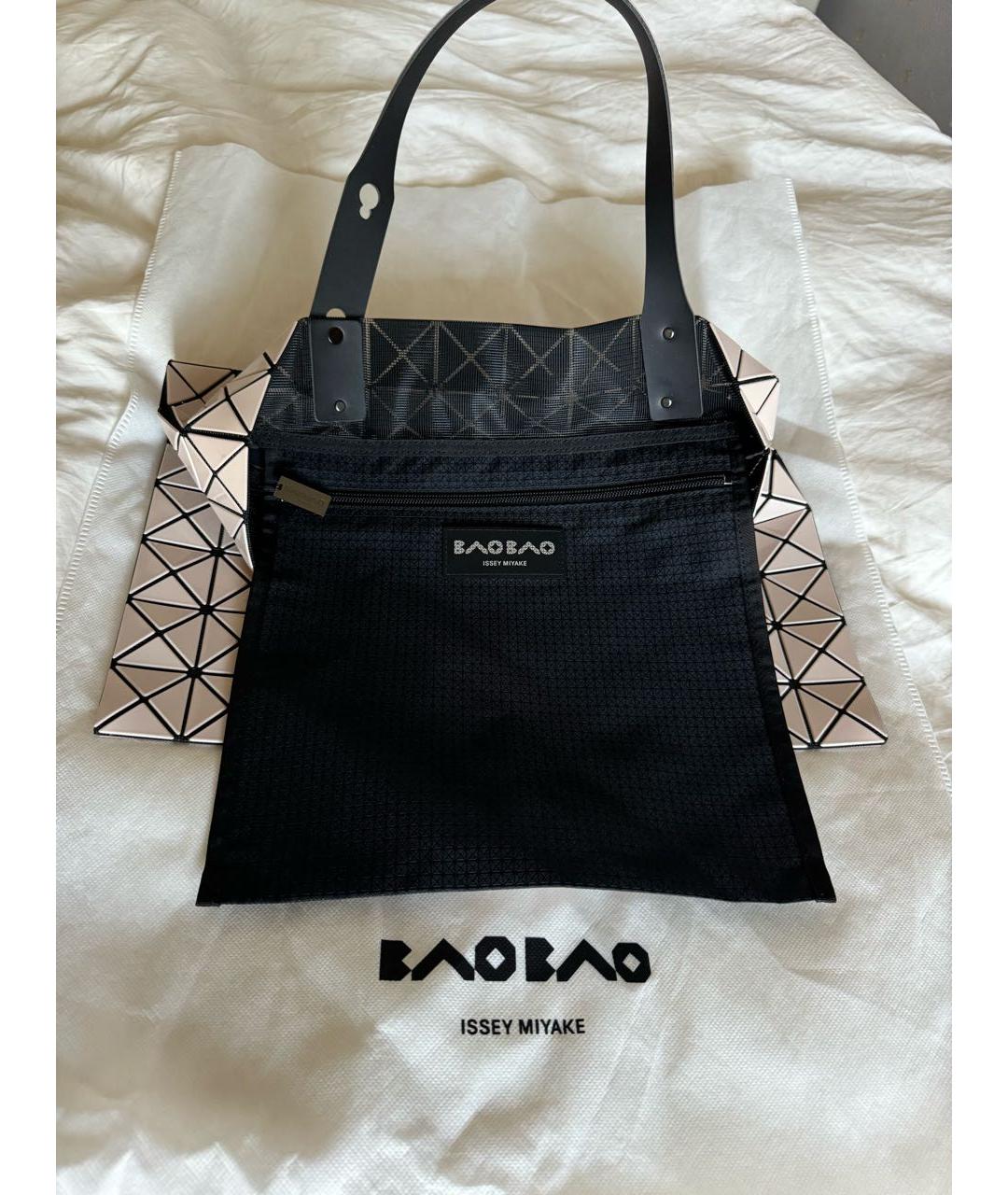 BAO BAO ISSEY MIYAKE Бежевая сумка тоут, фото 5