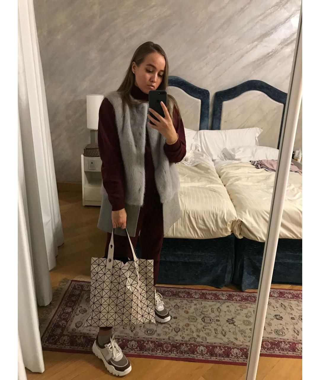 BAO BAO ISSEY MIYAKE Бежевая сумка тоут, фото 7