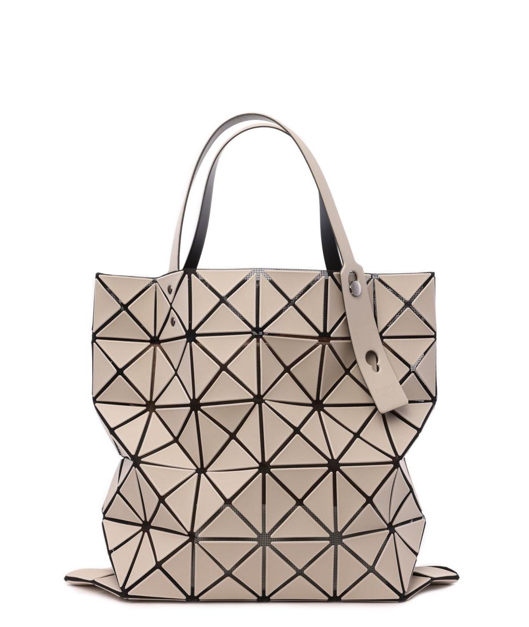 BAO BAO ISSEY MIYAKE Бежевая сумка тоут, фото 9