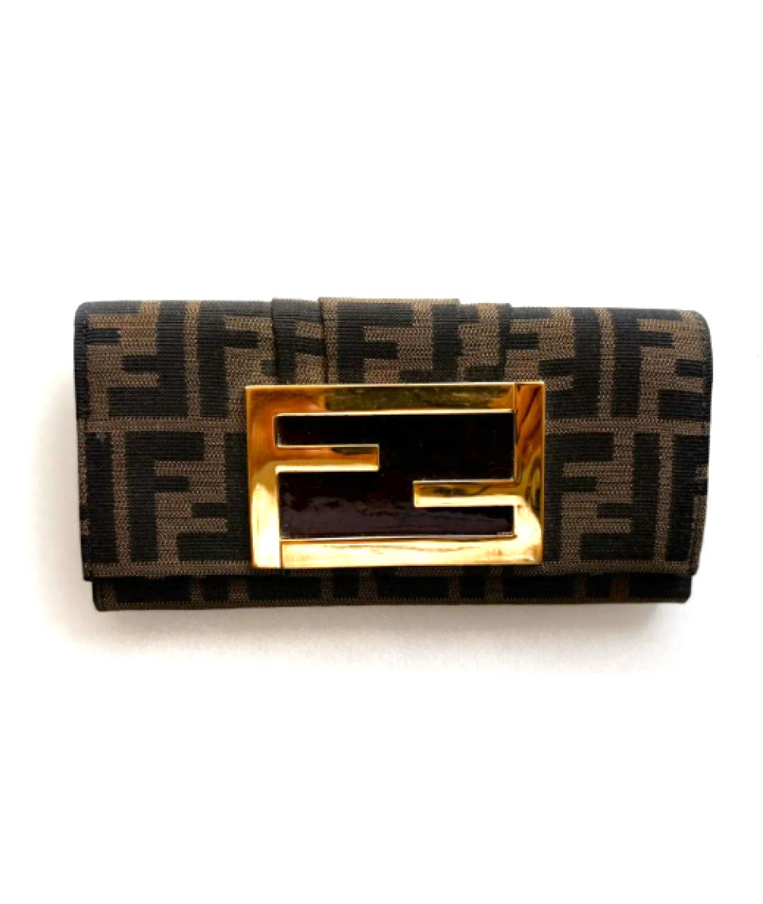 FENDI Коричневый кошелек, фото 7