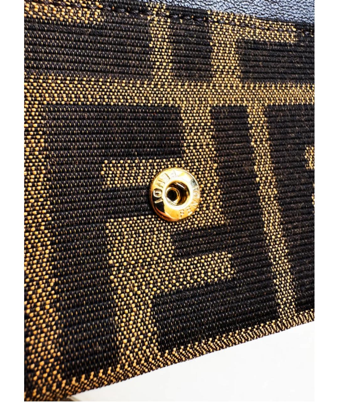 FENDI Коричневый кошелек, фото 5