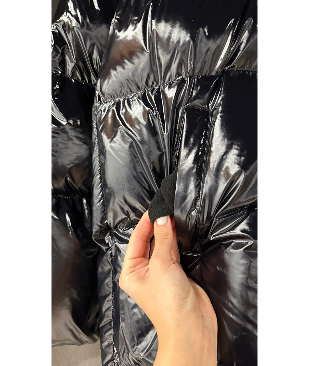 PINKO Черная полиэстеровая куртка, фото 4