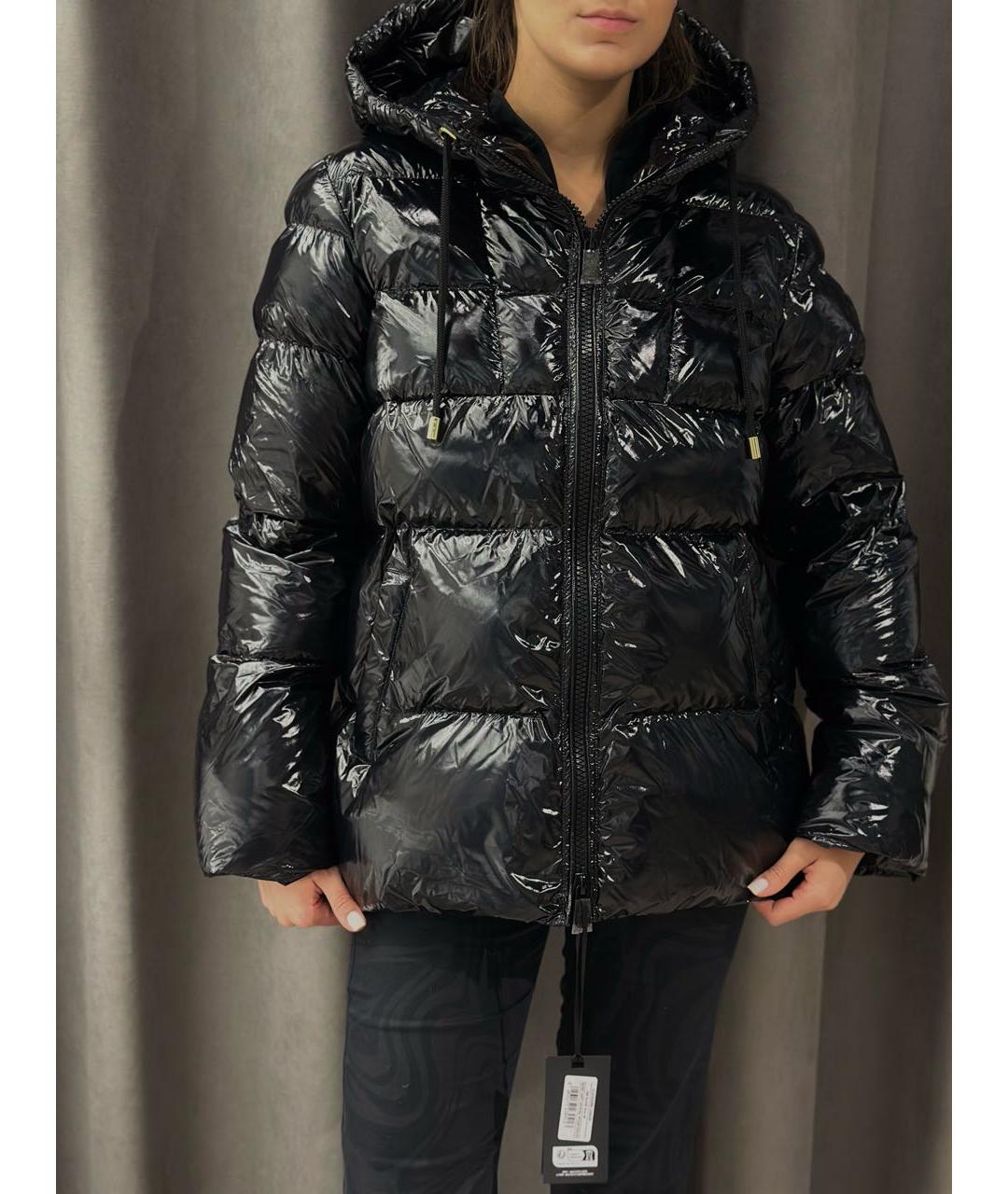 PINKO Черная полиэстеровая куртка, фото 5