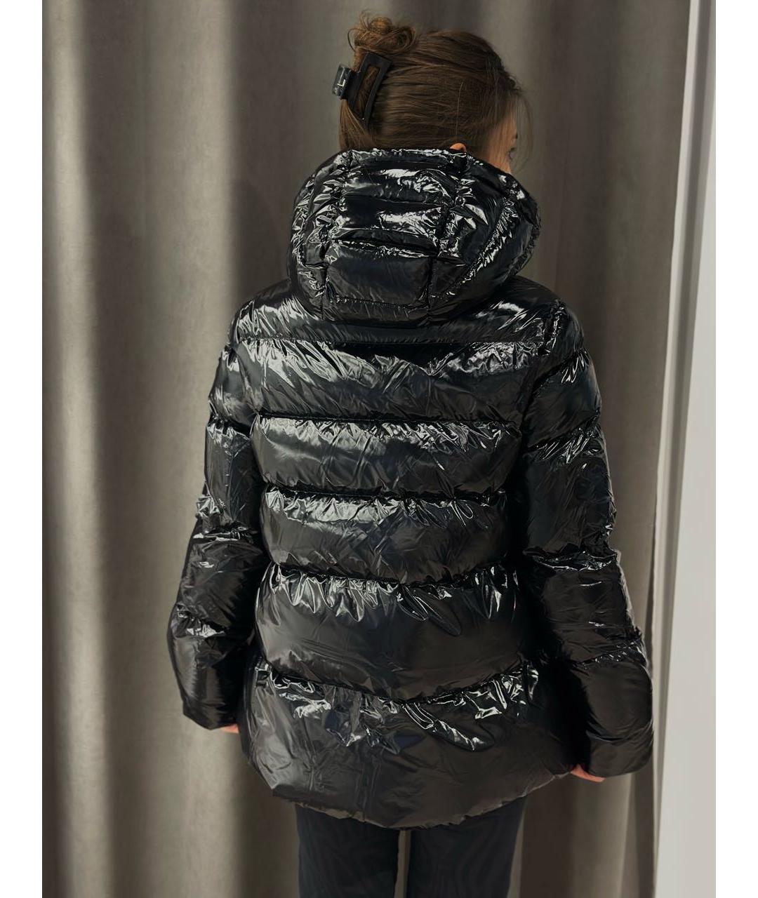 PINKO Черная полиэстеровая куртка, фото 6