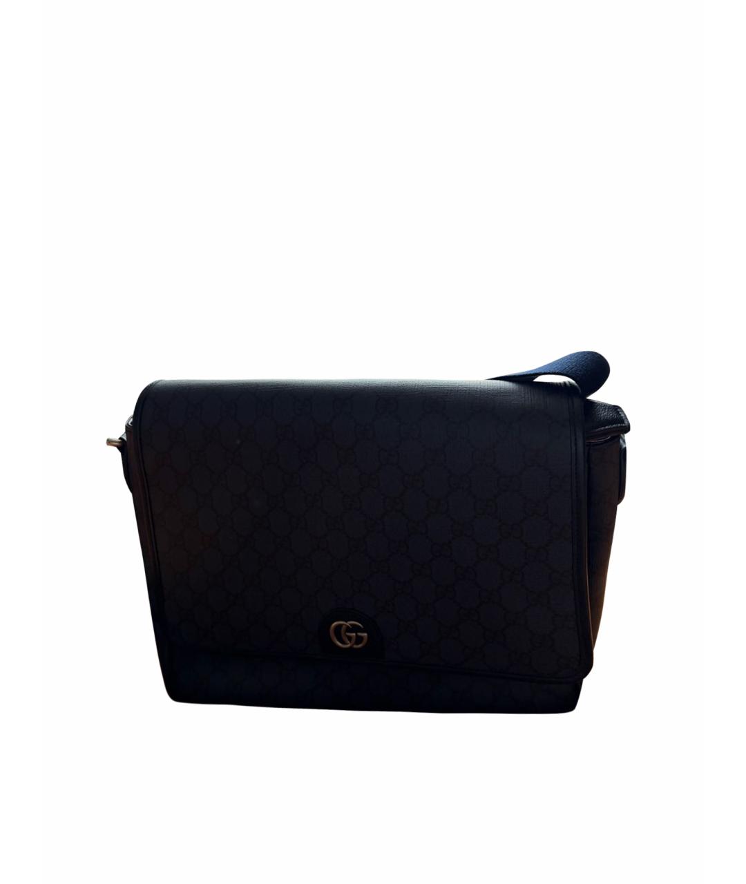 GUCCI Темно-синяя сумка на плечо, фото 1