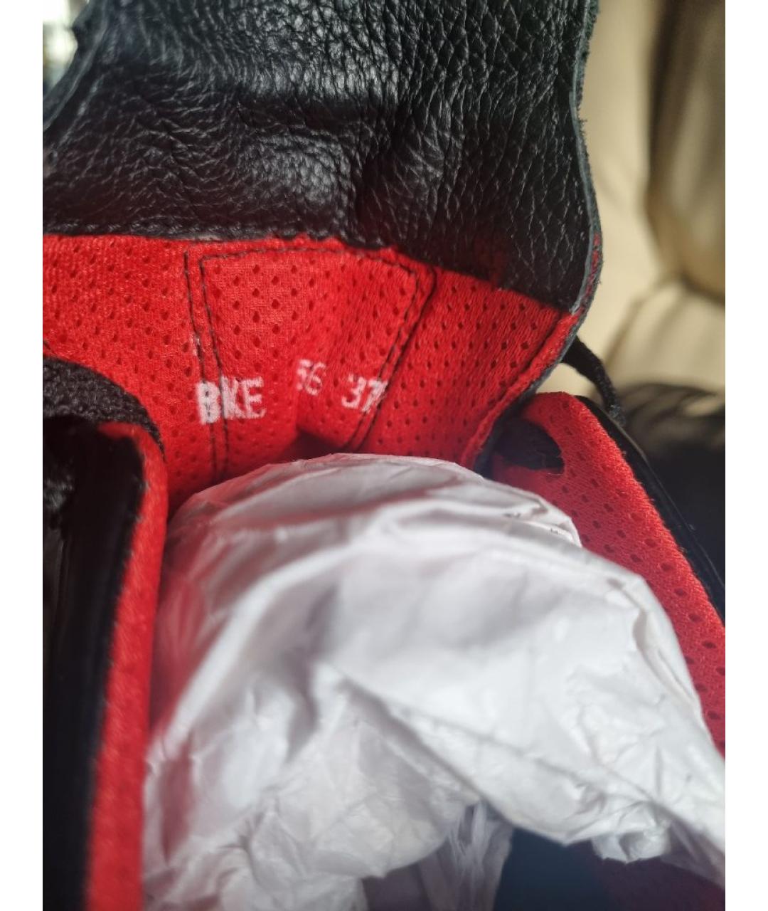 BIKKEMBERGS Черные кожаные кроссовки, фото 6