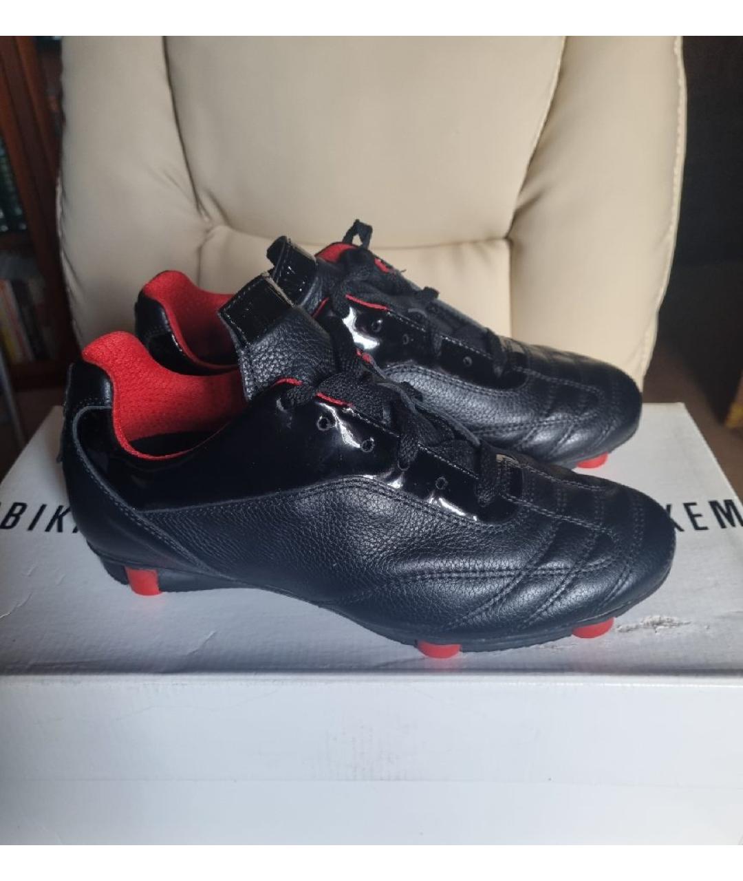 BIKKEMBERGS Черные кожаные кроссовки, фото 7