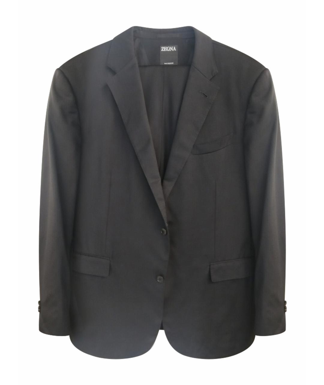 ZEGNA Черный классический костюм, фото 1