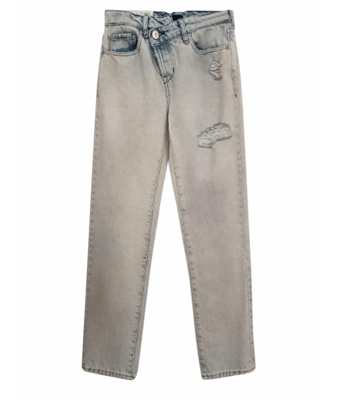 3X1 Голубые хлопковые джинсы слим, фото 1