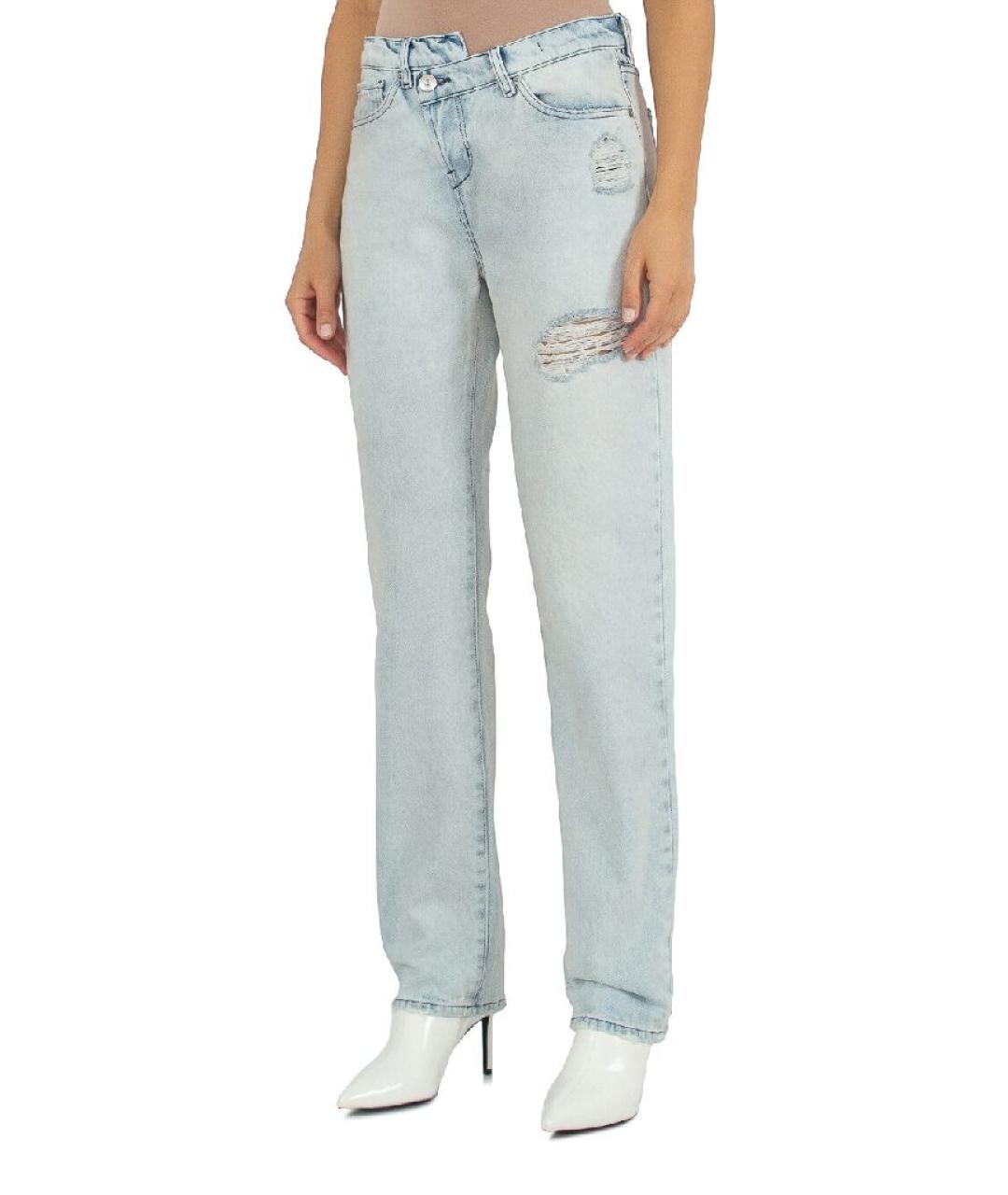 3X1 Голубые хлопковые джинсы слим, фото 8