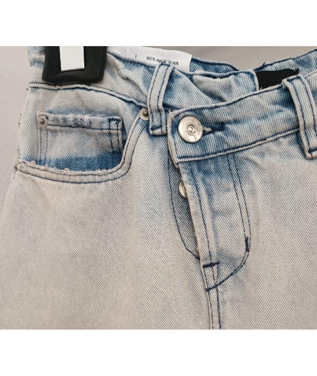 3X1 Голубые хлопковые джинсы слим, фото 4