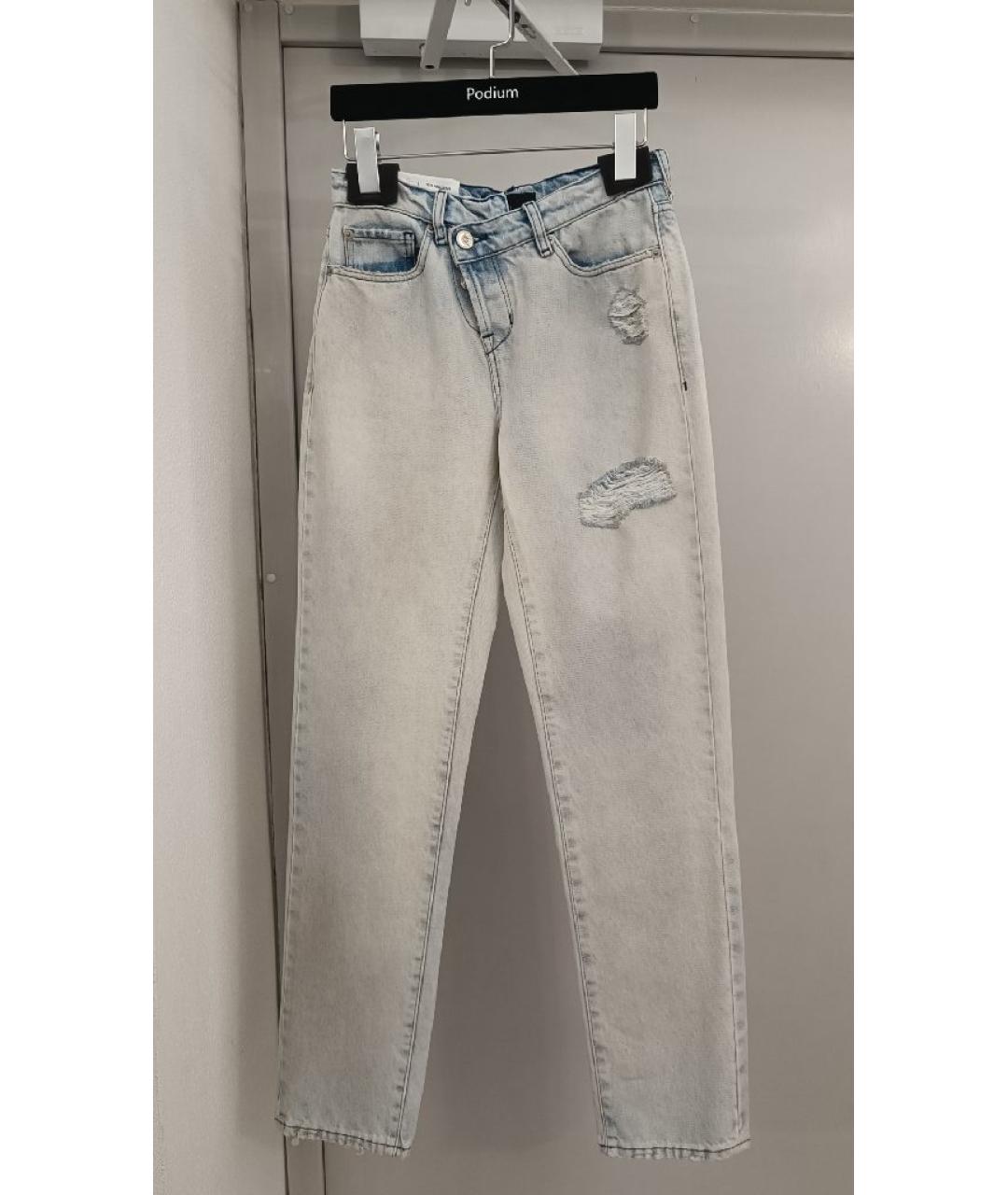 3X1 Голубые хлопковые джинсы слим, фото 9