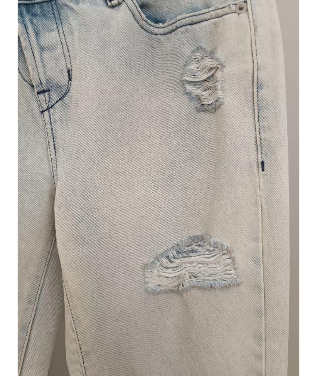 3X1 Голубые хлопковые джинсы слим, фото 3