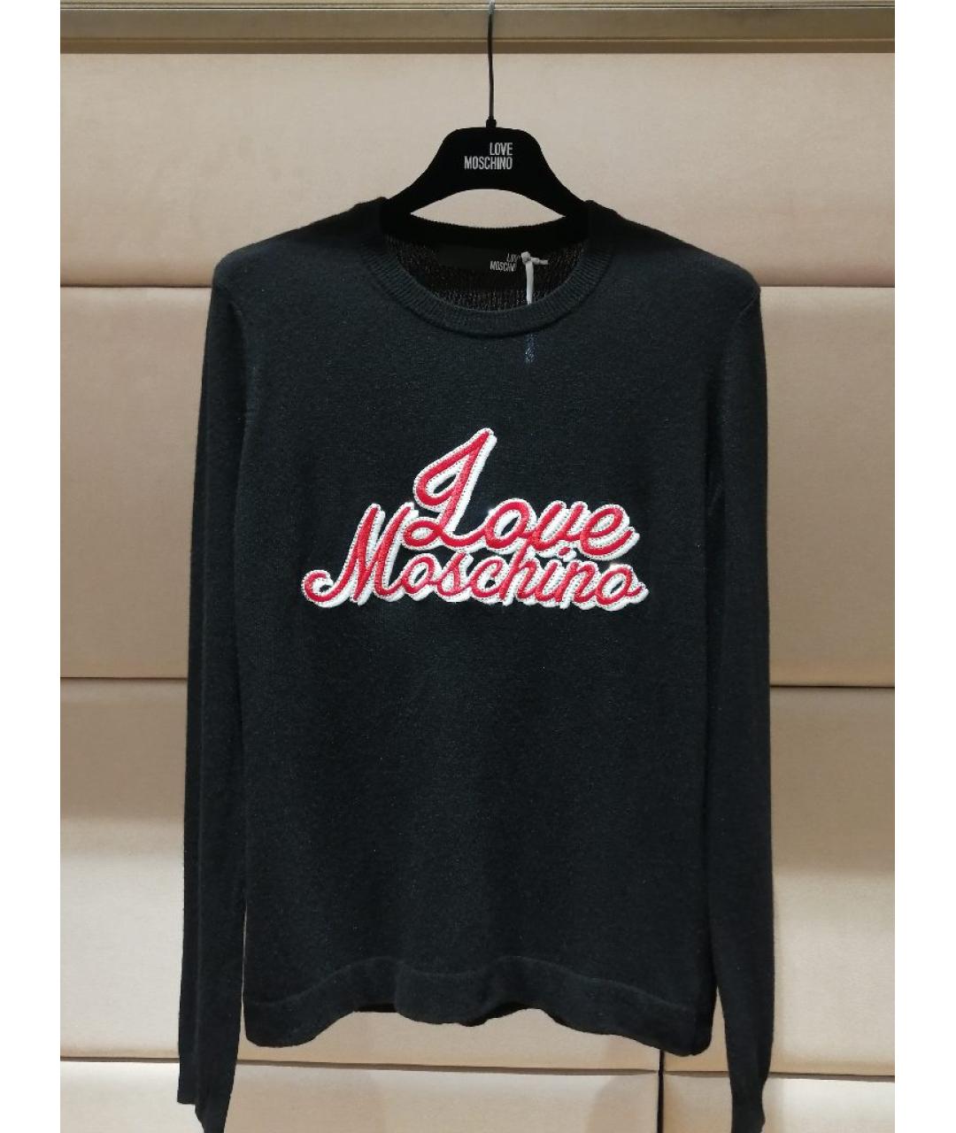 LOVE MOSCHINO Черный джемпер / свитер, фото 3
