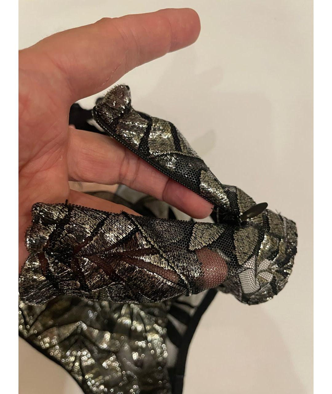 AGENT PROVOCATEUR Серебряные трусы, фото 4