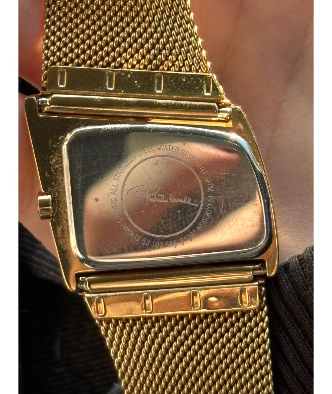 ROBERTO CAVALLI Золотые часы, фото 2