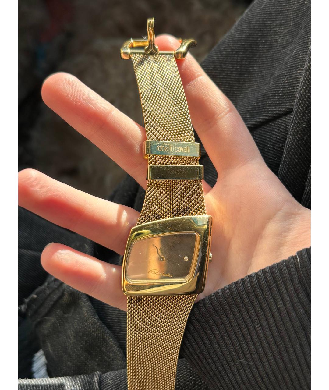 ROBERTO CAVALLI Золотые часы, фото 4