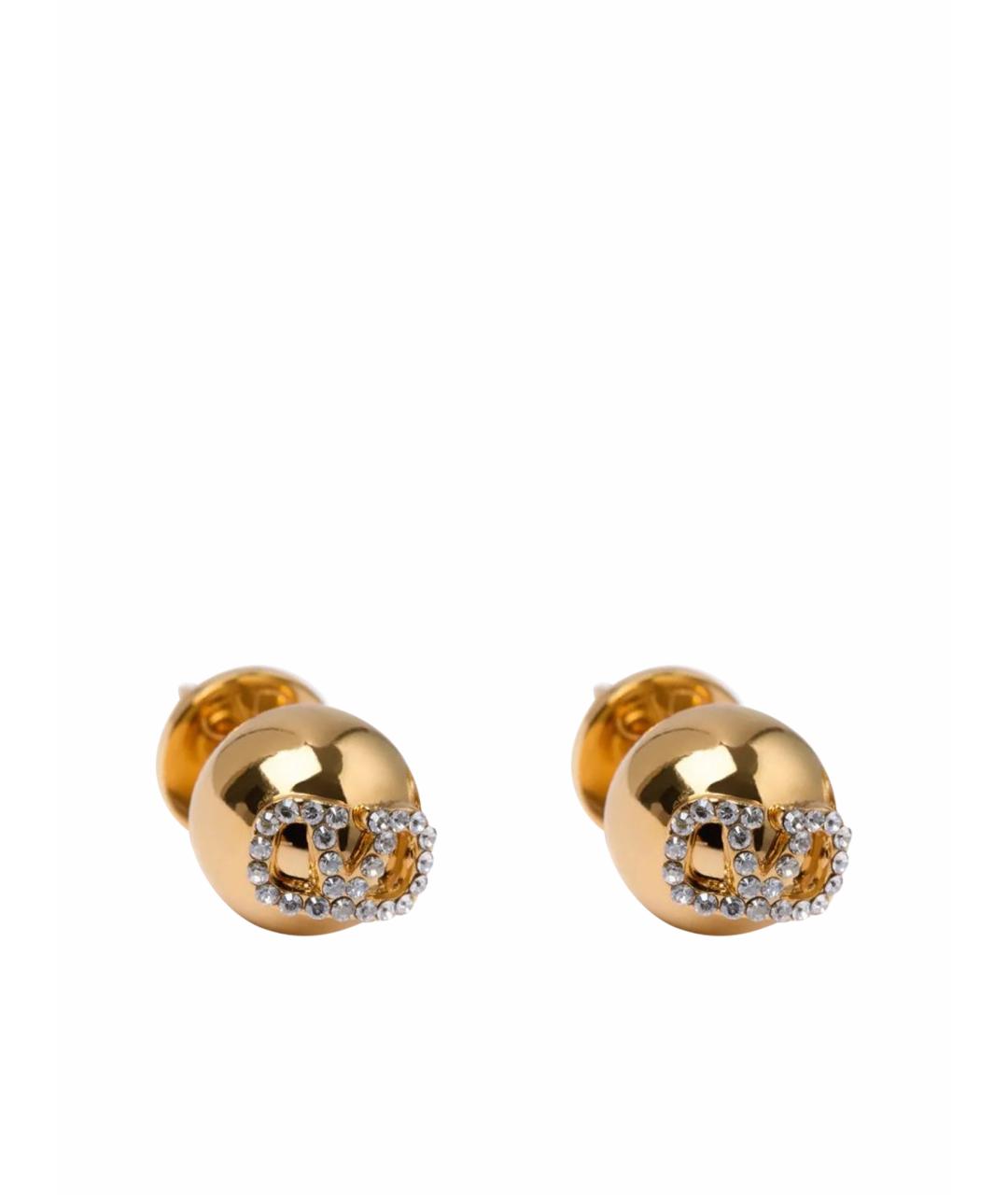VALENTINO Золотые металлические серьги, фото 1