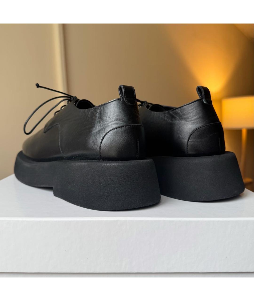 MARSELL Черные кожаные ботинки, фото 4