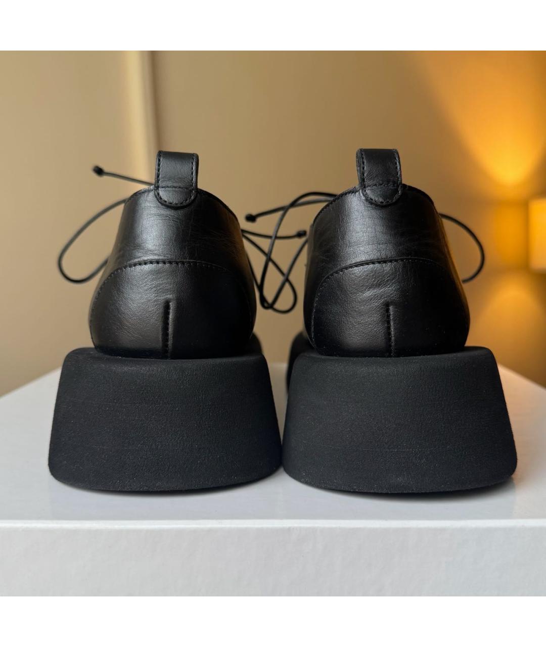 MARSELL Черные кожаные ботинки, фото 5