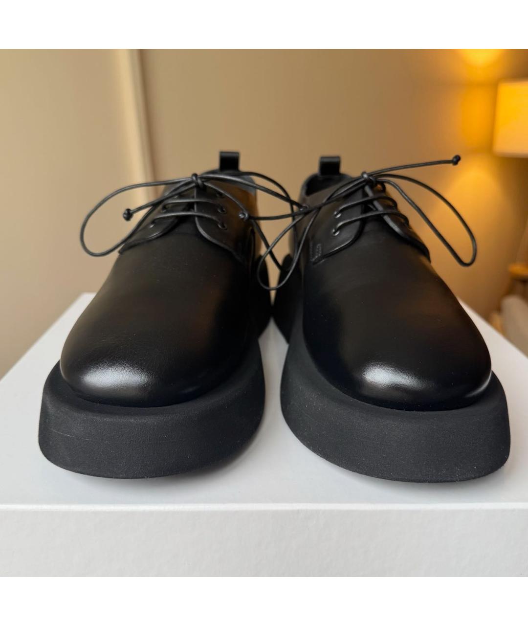 MARSELL Черные кожаные ботинки, фото 3