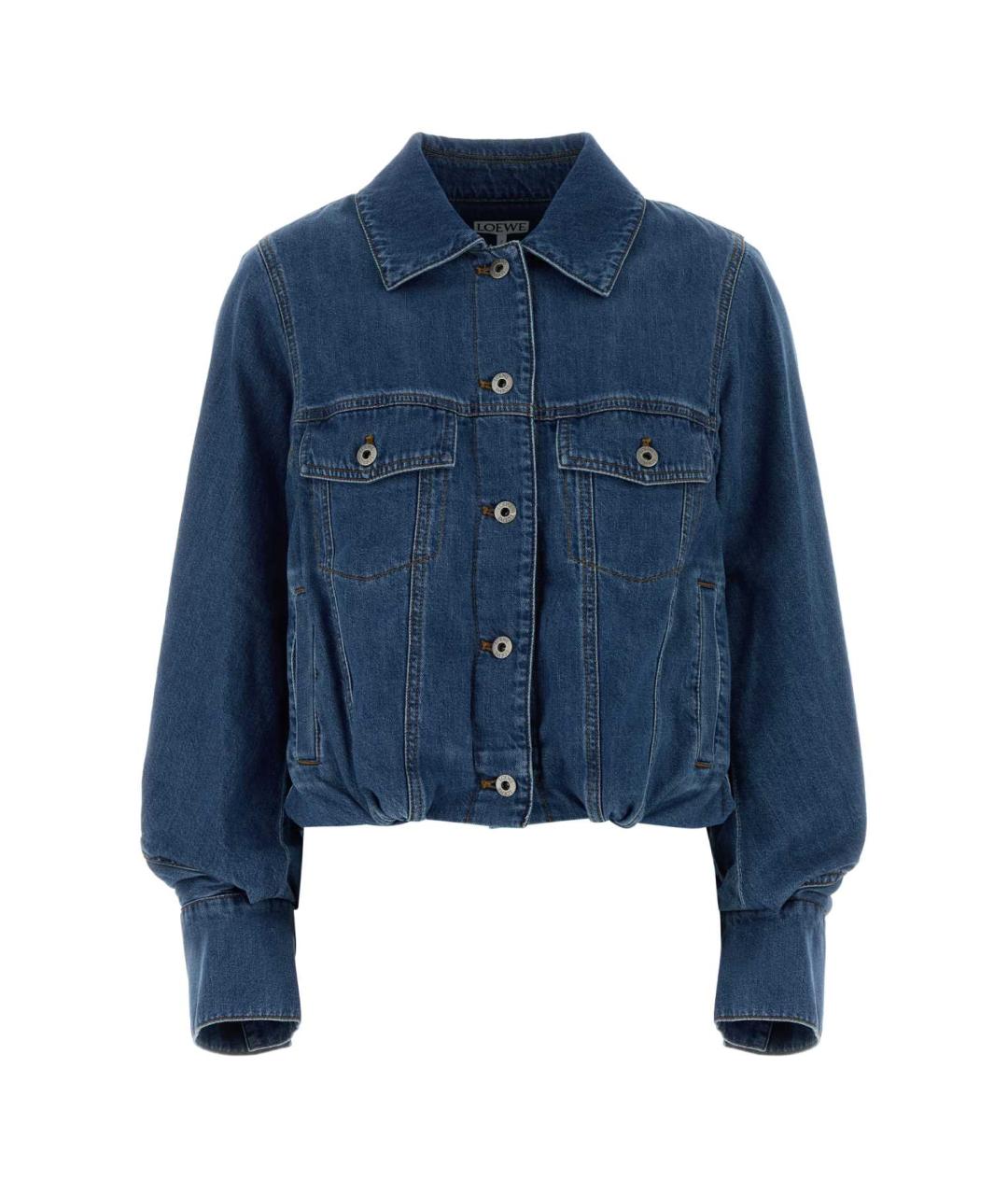 LOEWE Синяя хлопковая куртка, фото 1
