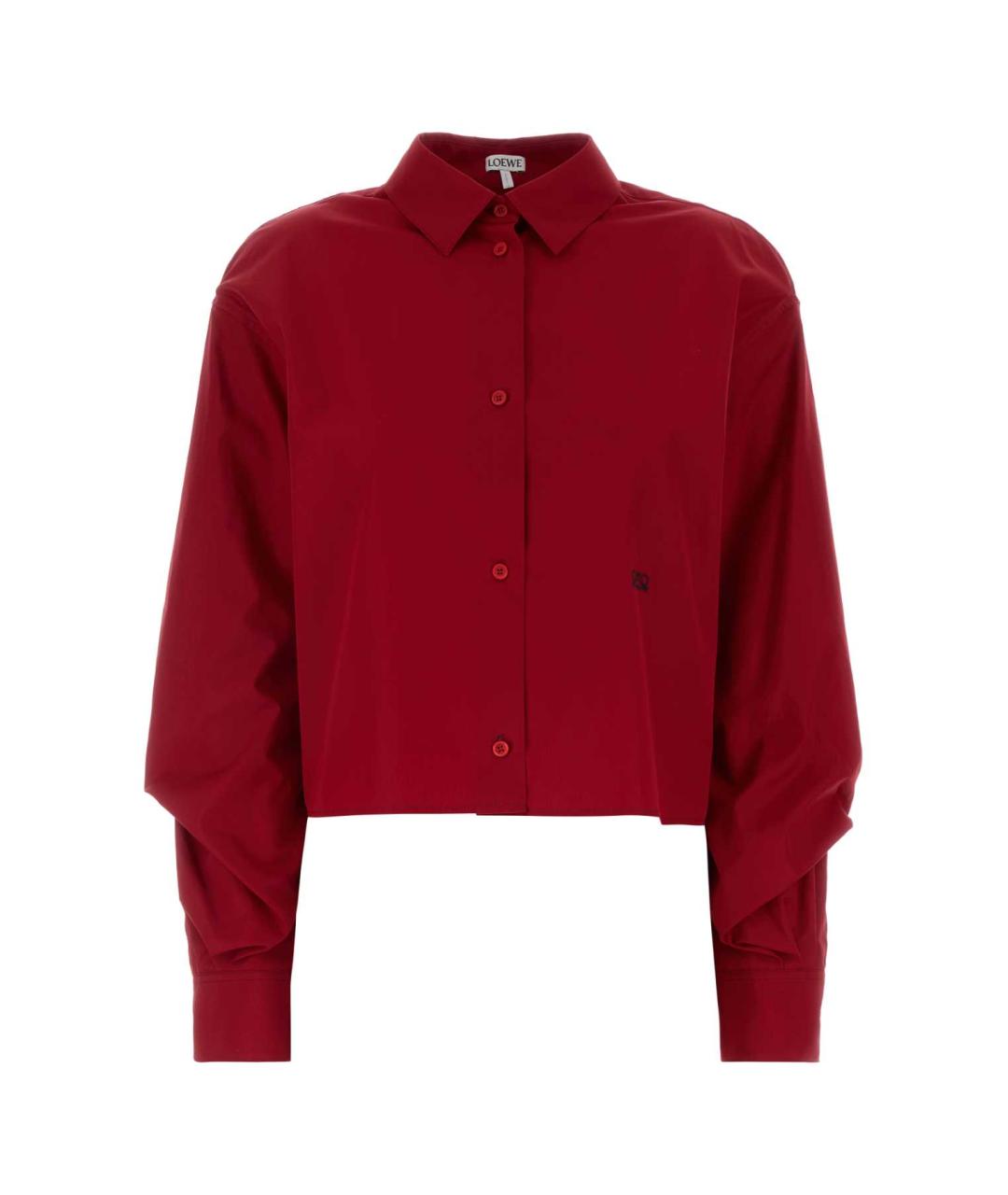 LOEWE Красная хлопковая рубашка, фото 1
