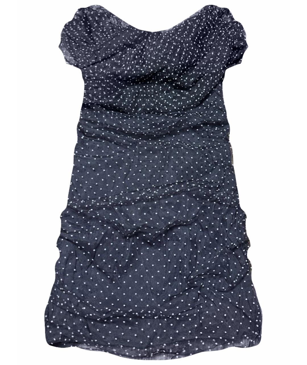 12 STOREEZ Черное сетчатое коктейльное платье, фото 1