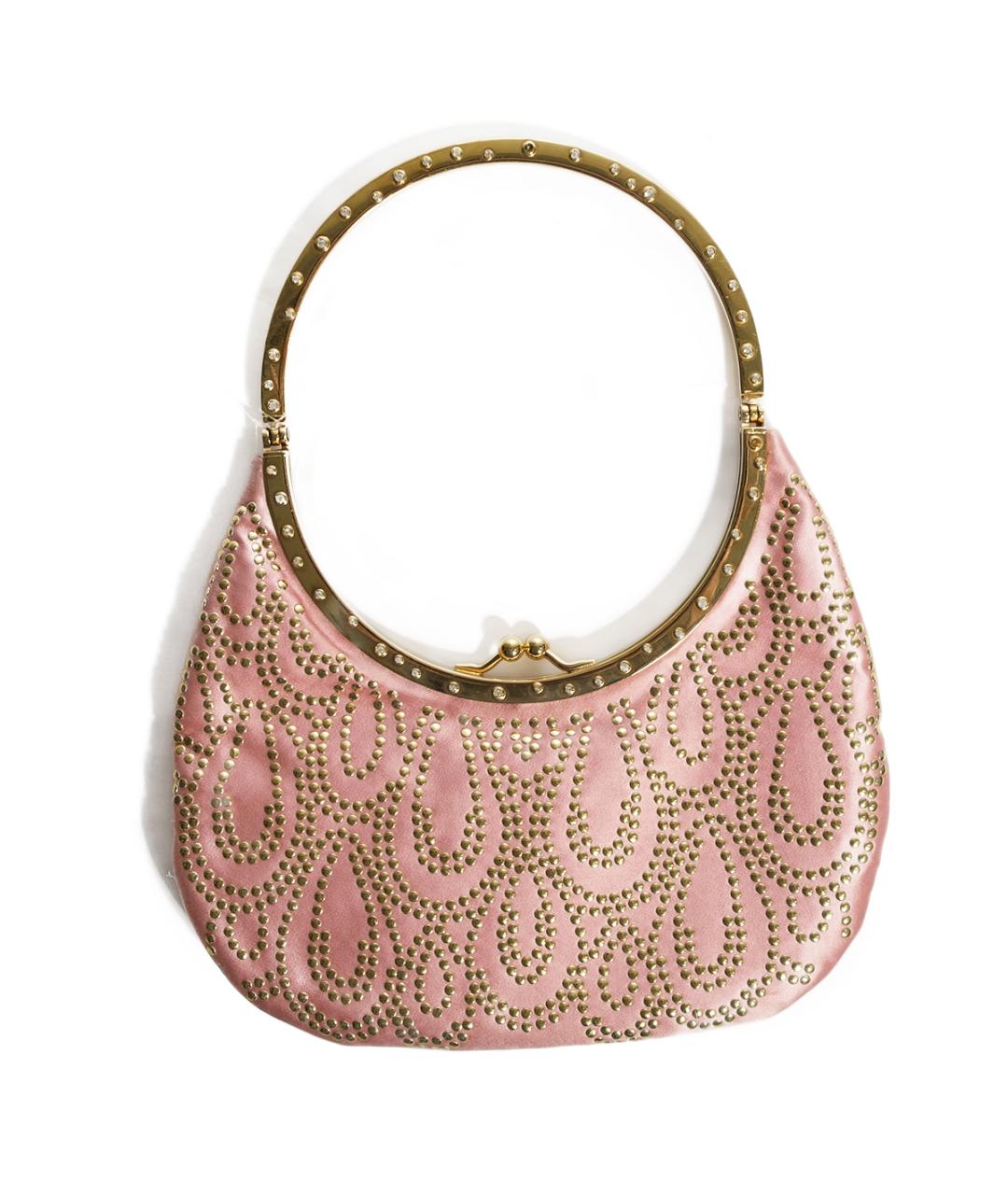 VALENTINO Розовая сумка с короткими ручками, фото 2