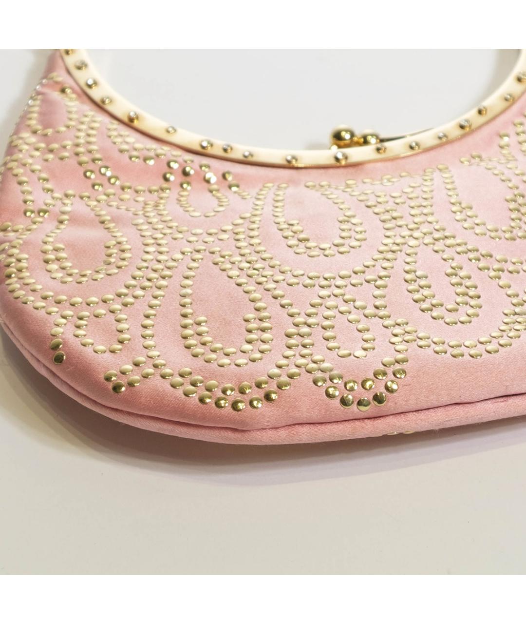 VALENTINO Розовая сумка с короткими ручками, фото 3