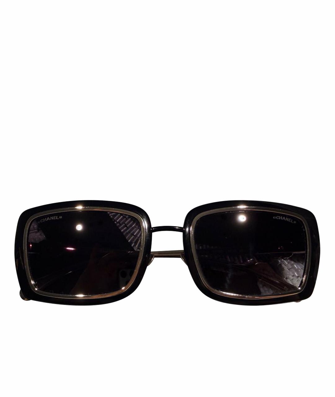 CHANEL Черные солнцезащитные очки, фото 1