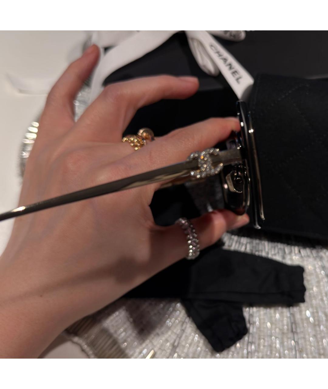 CHANEL Черные солнцезащитные очки, фото 3