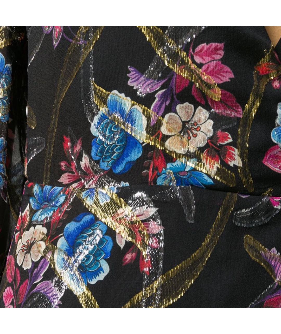 PINKO Черное шелковое коктейльное платье, фото 6