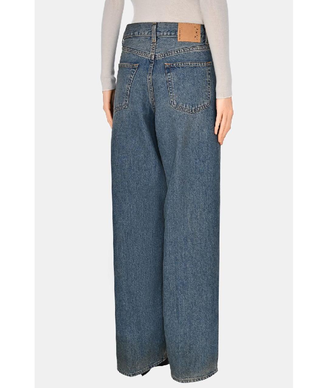 HAIKURE Синие хлопковые прямые джинсы, фото 6