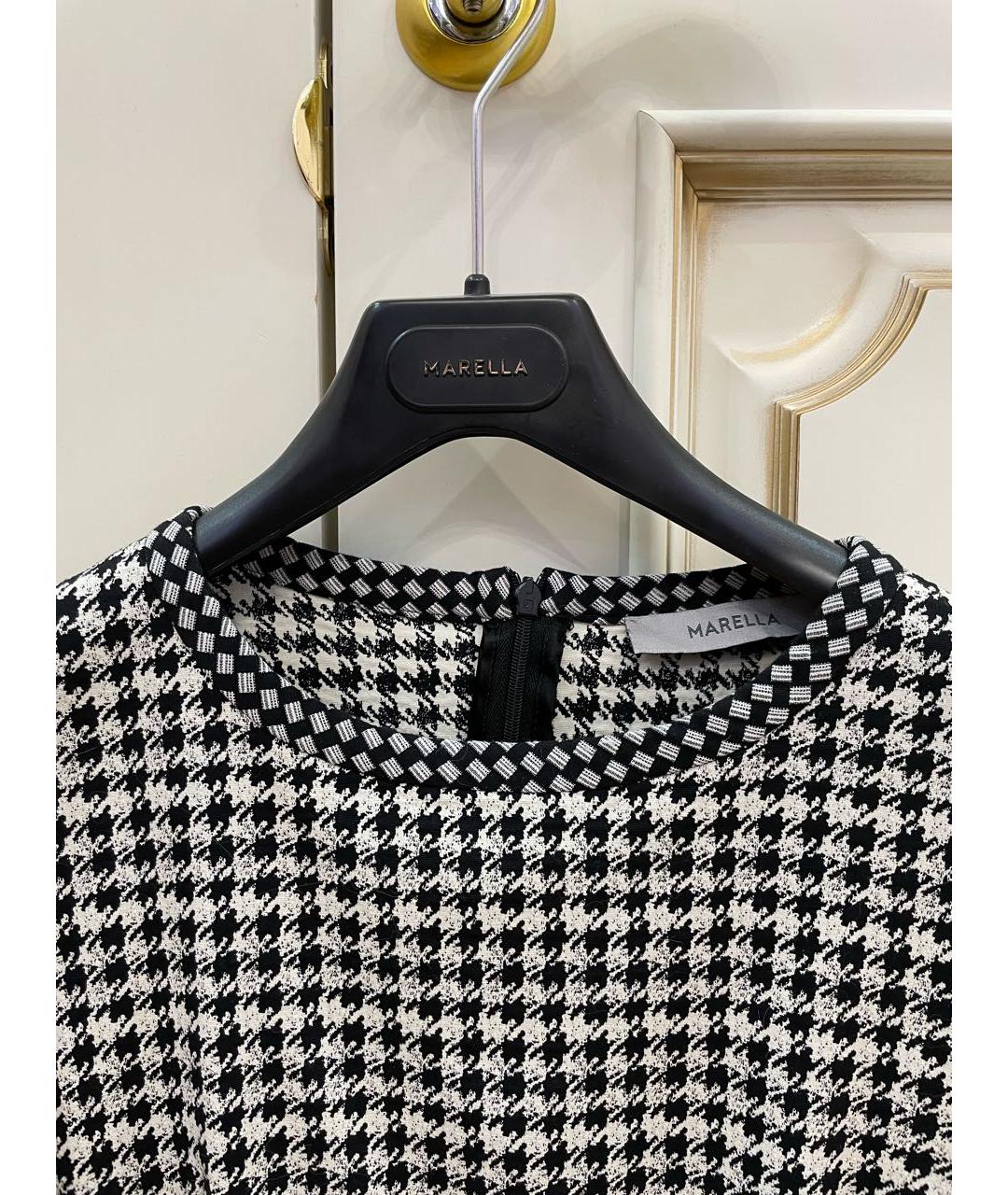 MARELLA Серое хлопковое повседневное платье, фото 3