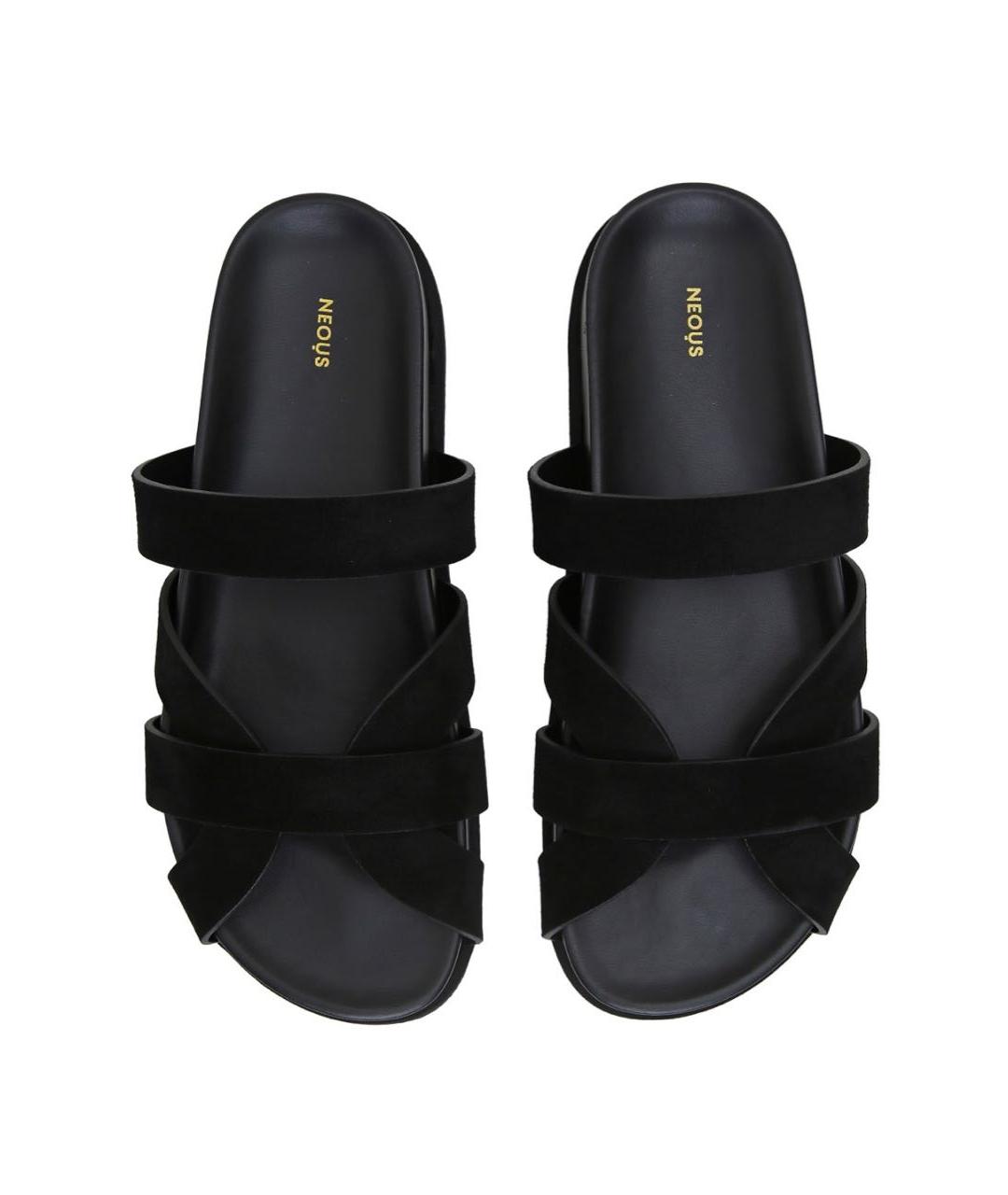 NEOUS Черные замшевые сандалии, фото 2