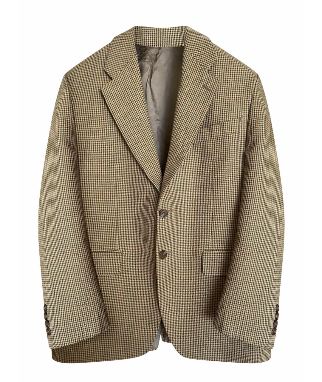 POLO RALPH LAUREN Бежевый шерстяной пиджак, фото 1