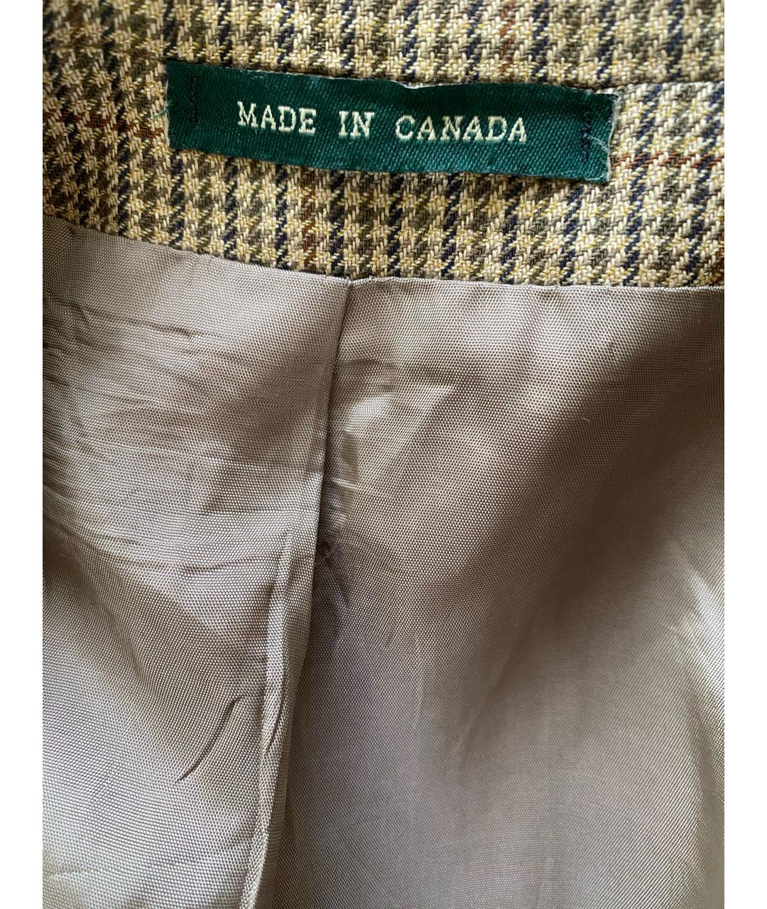 POLO RALPH LAUREN Бежевый шерстяной пиджак, фото 3