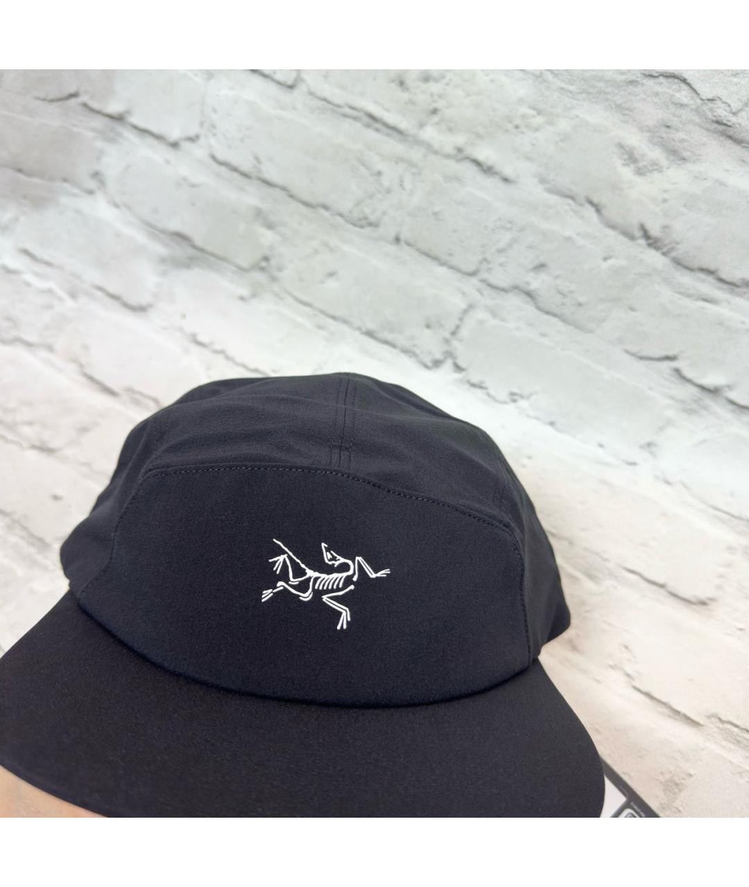 ARCTERYX Черная синтетическая кепка/бейсболка, фото 2