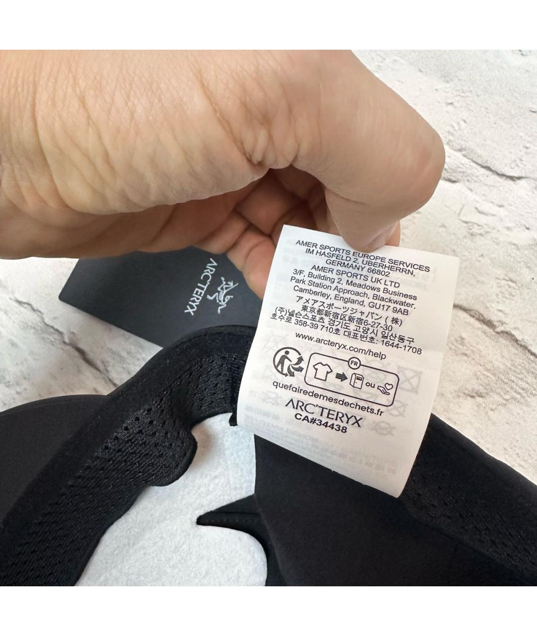 ARCTERYX Черная синтетическая кепка/бейсболка, фото 8