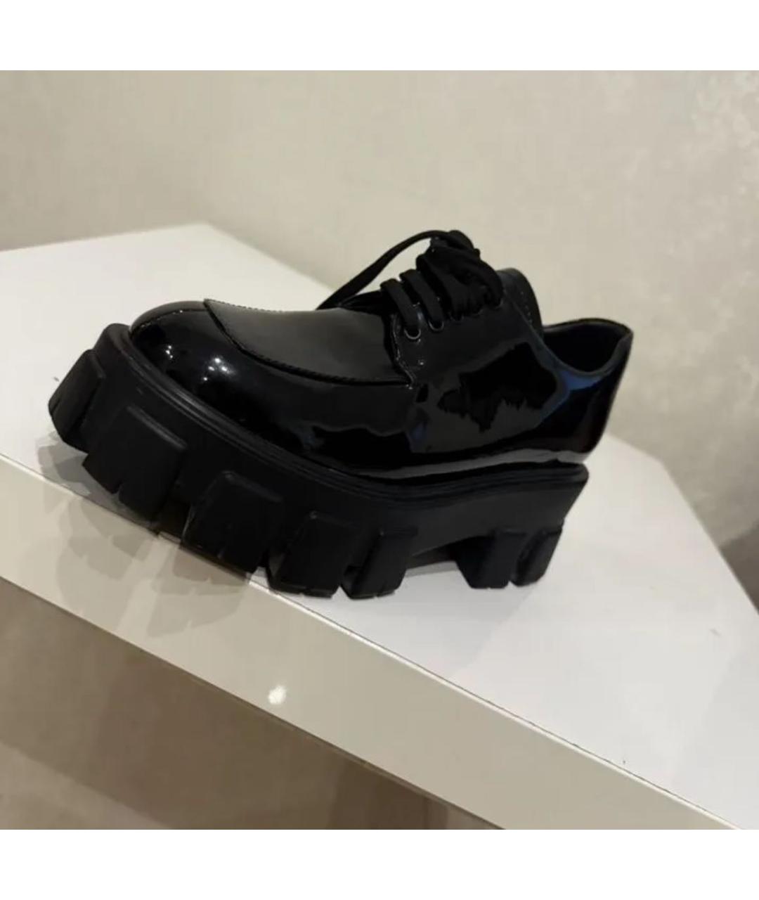 PRADA Черные туфли из лакированной кожи, фото 2