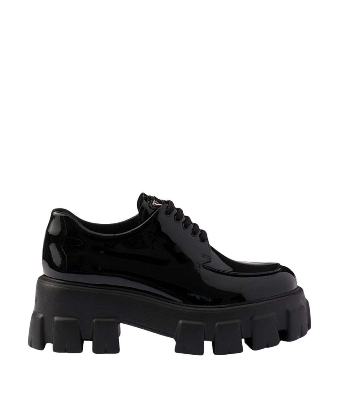 PRADA Черные туфли из лакированной кожи, фото 1