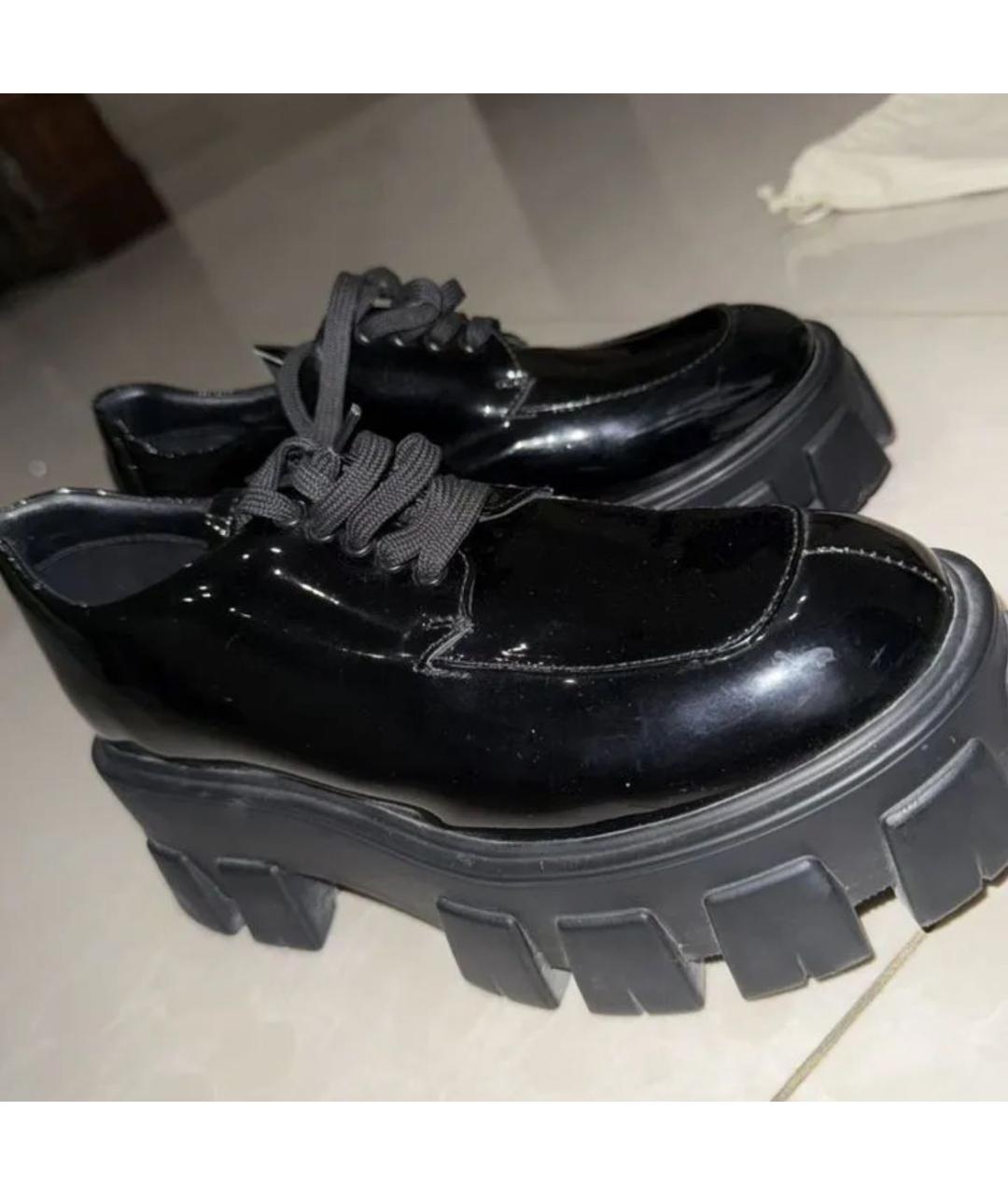 PRADA Черные туфли из лакированной кожи, фото 4