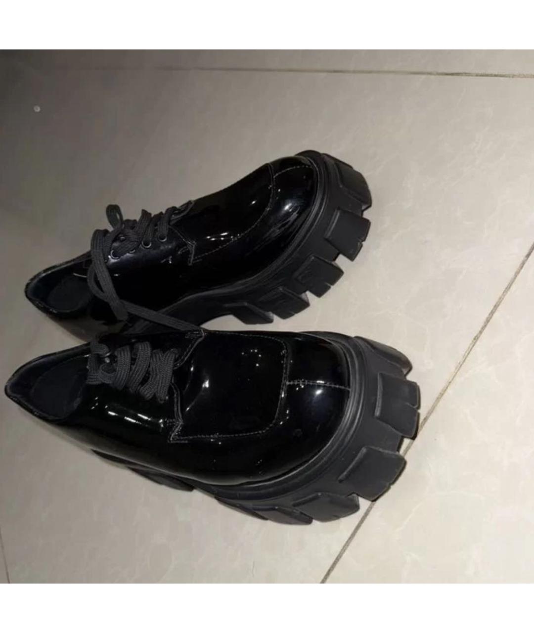 PRADA Черные туфли из лакированной кожи, фото 3