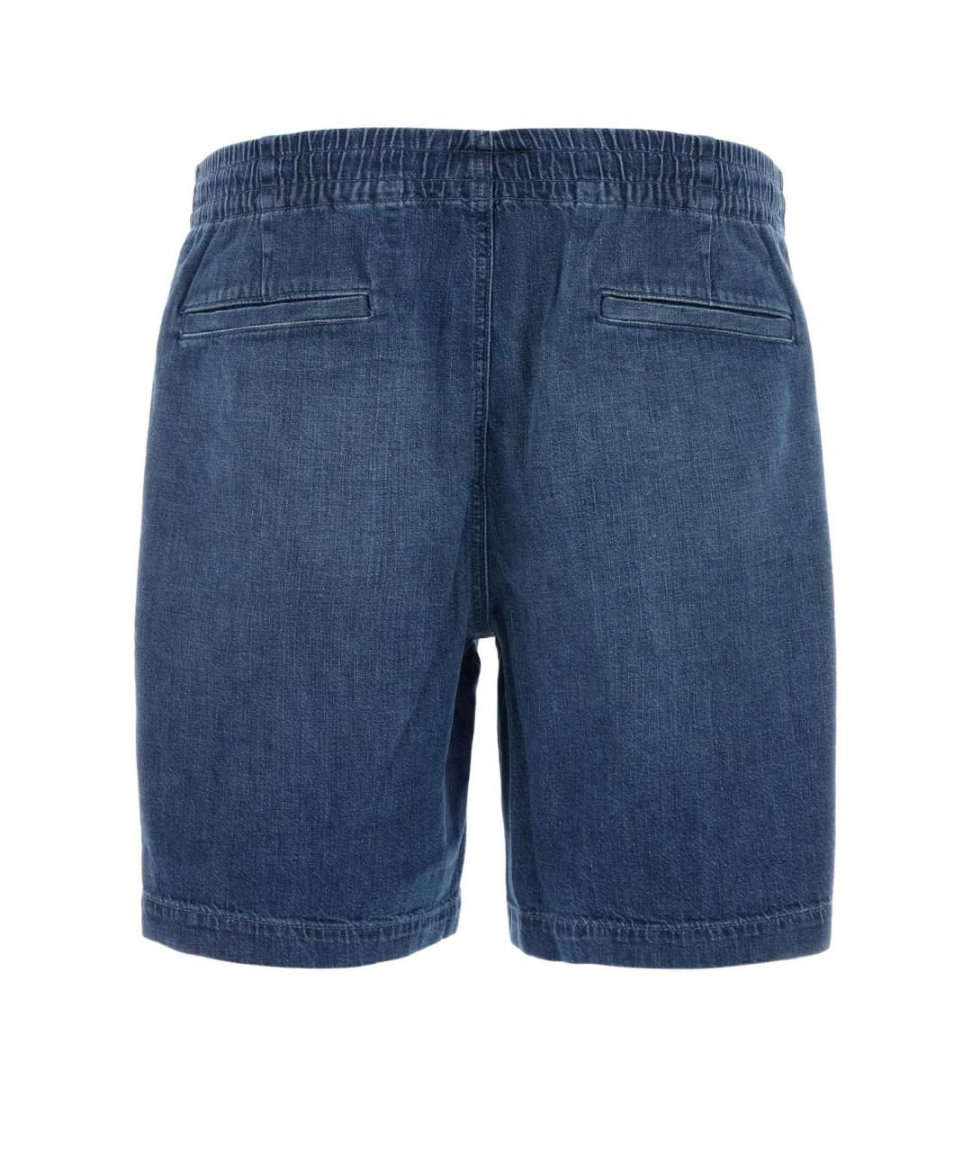 POLO RALPH LAUREN Синие хлопковые шорты, фото 2