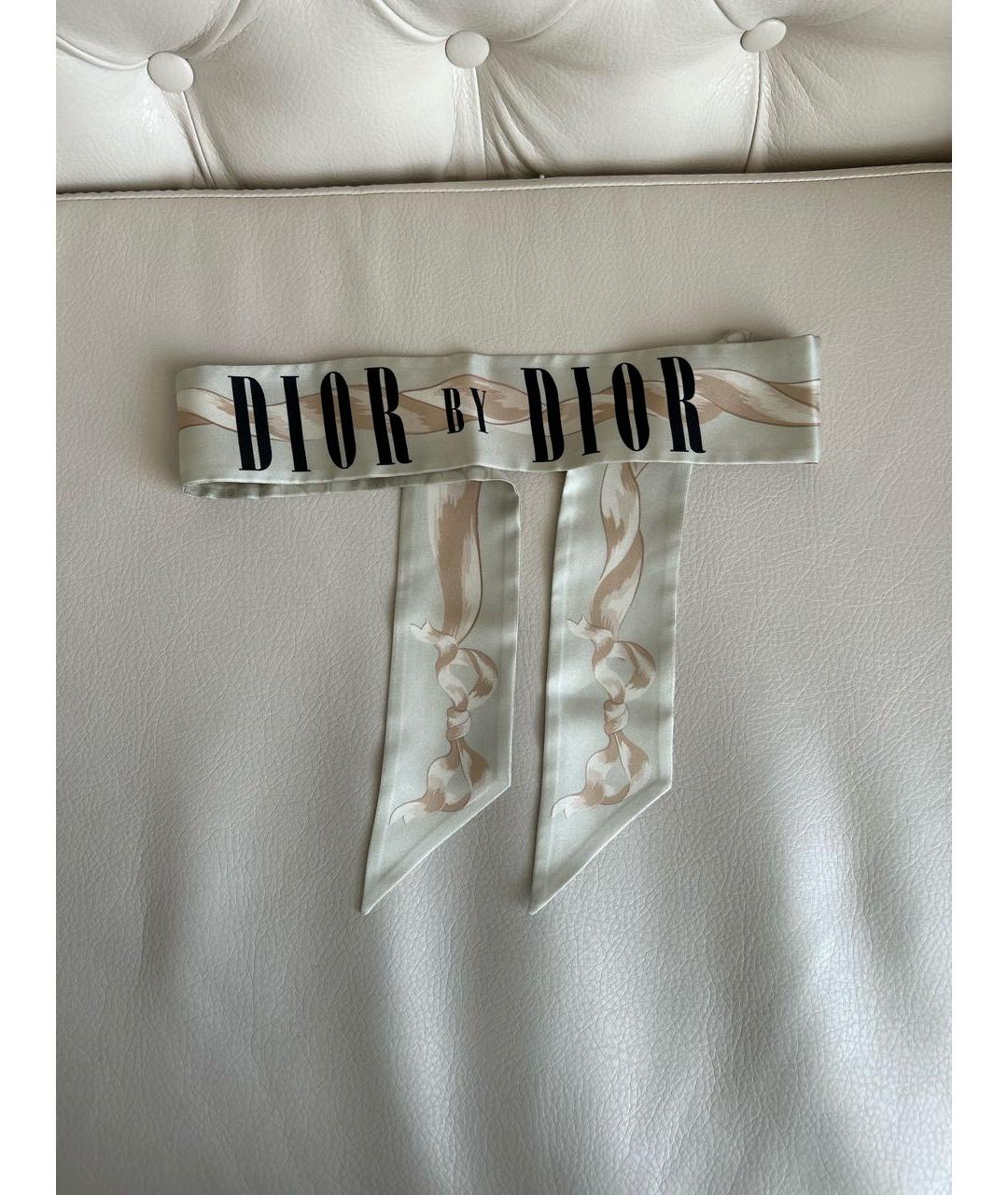 CHRISTIAN DIOR Мульти шелковый платок, фото 9