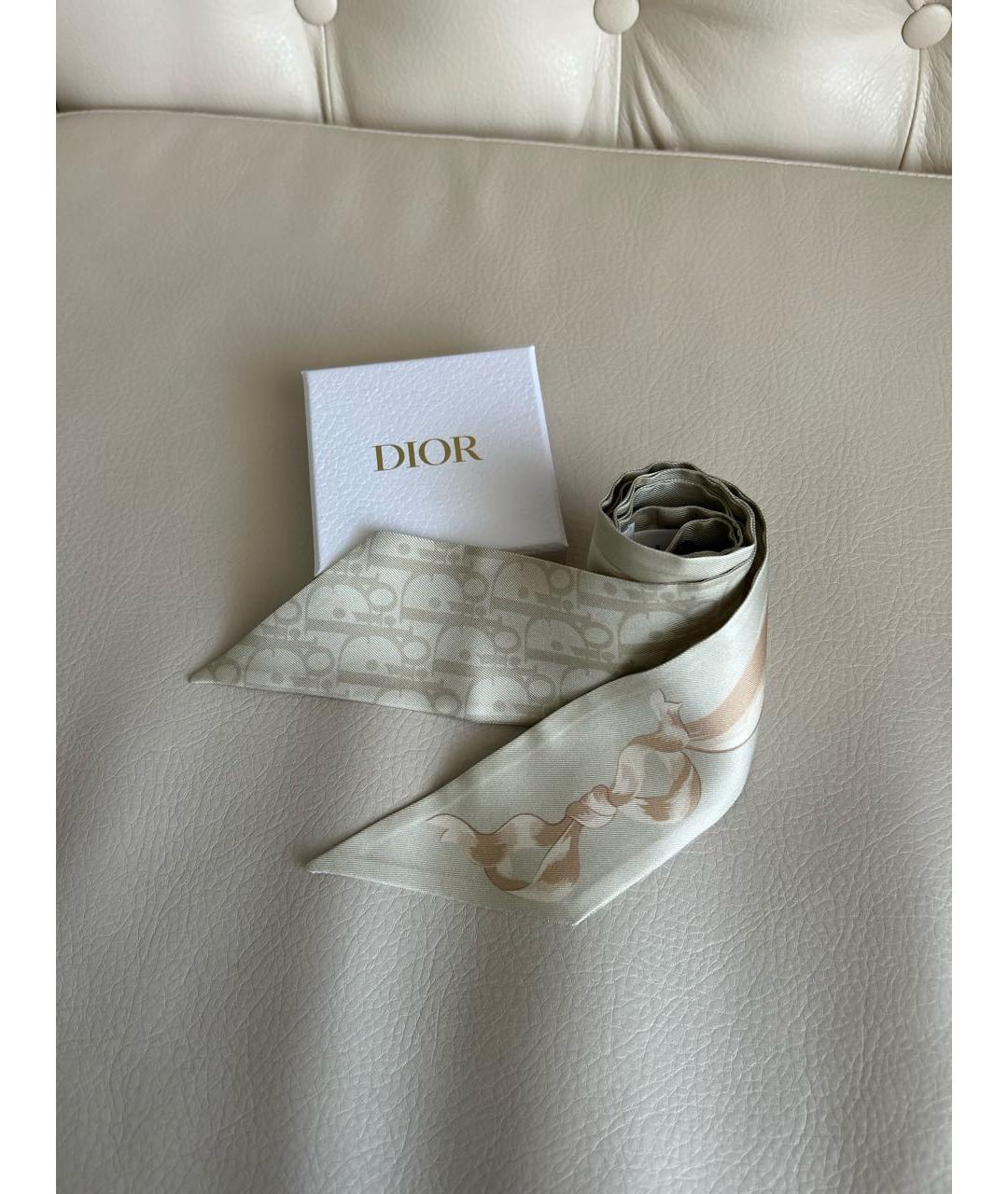CHRISTIAN DIOR Мульти шелковый платок, фото 4