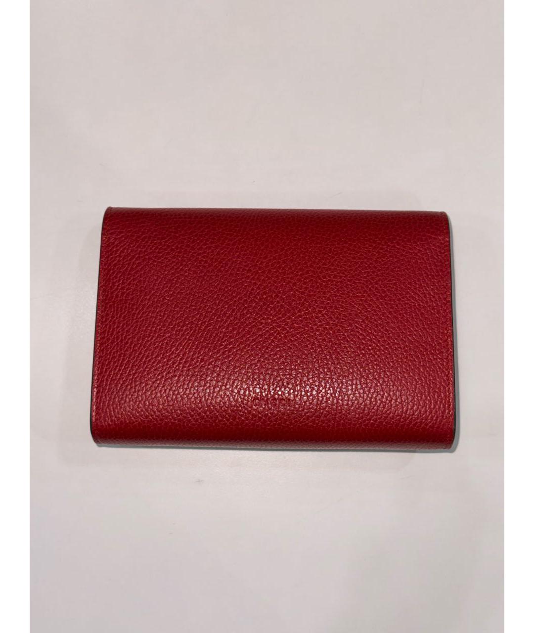 GUCCI Бордовая кожаная сумка через плечо, фото 4