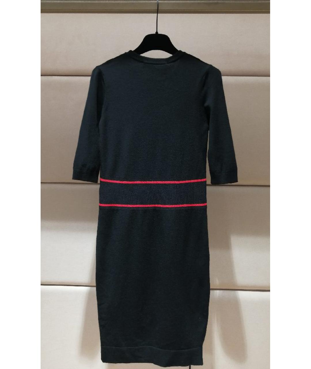 LOVE MOSCHINO Черное повседневное платье, фото 2